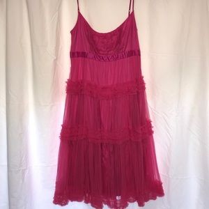 Hot pink Tracy Reese dress size 10, new without tags